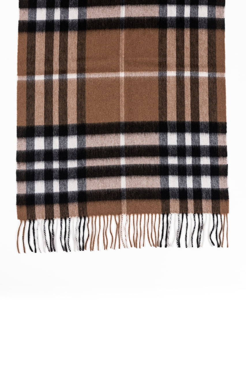 Scarf DC Check Oversized Wrap 100% Pure Lambswool