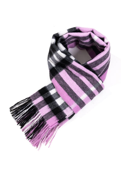 Scarf DC Check Oversized Wrap 100% Pure Lambswool