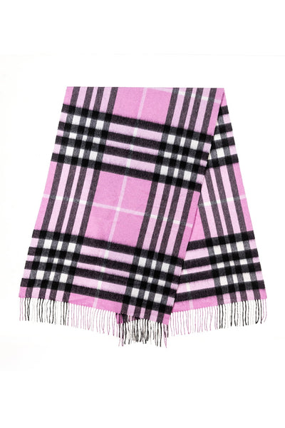 Scarf DC Check Oversized Wrap 100% Pure Lambswool