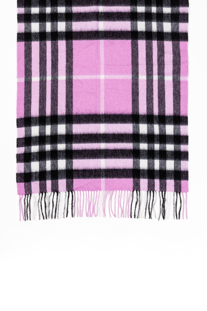 Scarf DC Check Oversized Wrap 100% Pure Lambswool