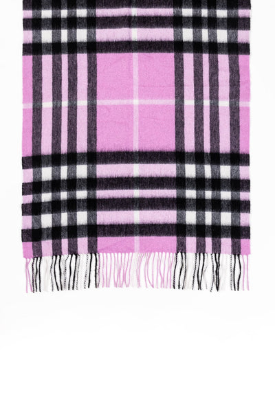 Scarf DC Check Oversized Wrap 100% Pure Lambswool