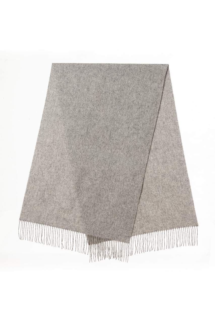 Plain Scarf Grey Oversized Wrap 100% Pure Lambswool