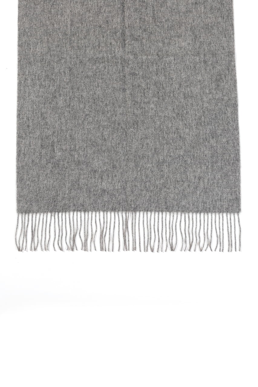 Plain Scarf Grey Oversized Wrap 100% Pure Lambswool