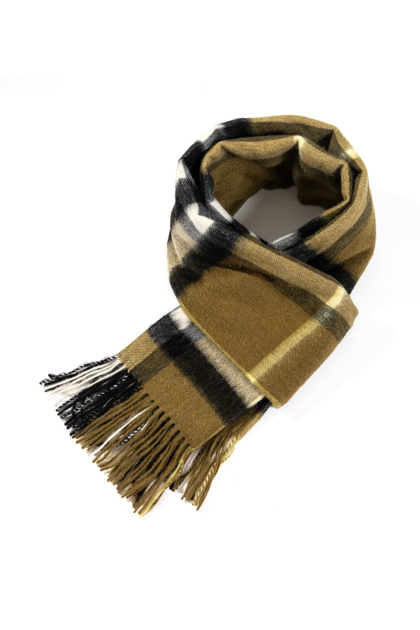 Scarf DC Check Oversized Wrap 100% Pure Lambswool