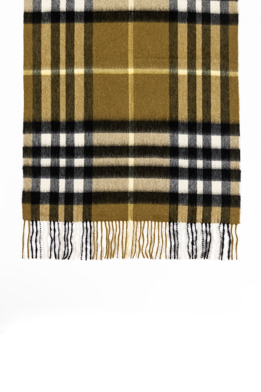 Scarf DC Check Oversized Wrap 100% Pure Lambswool