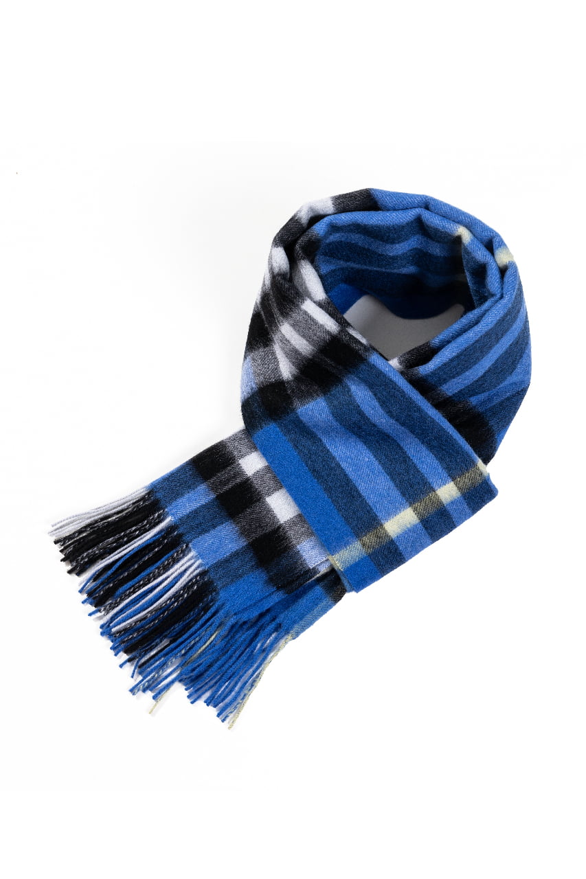 Scarf DC Check Oversized Wrap 100% Pure Lambswool