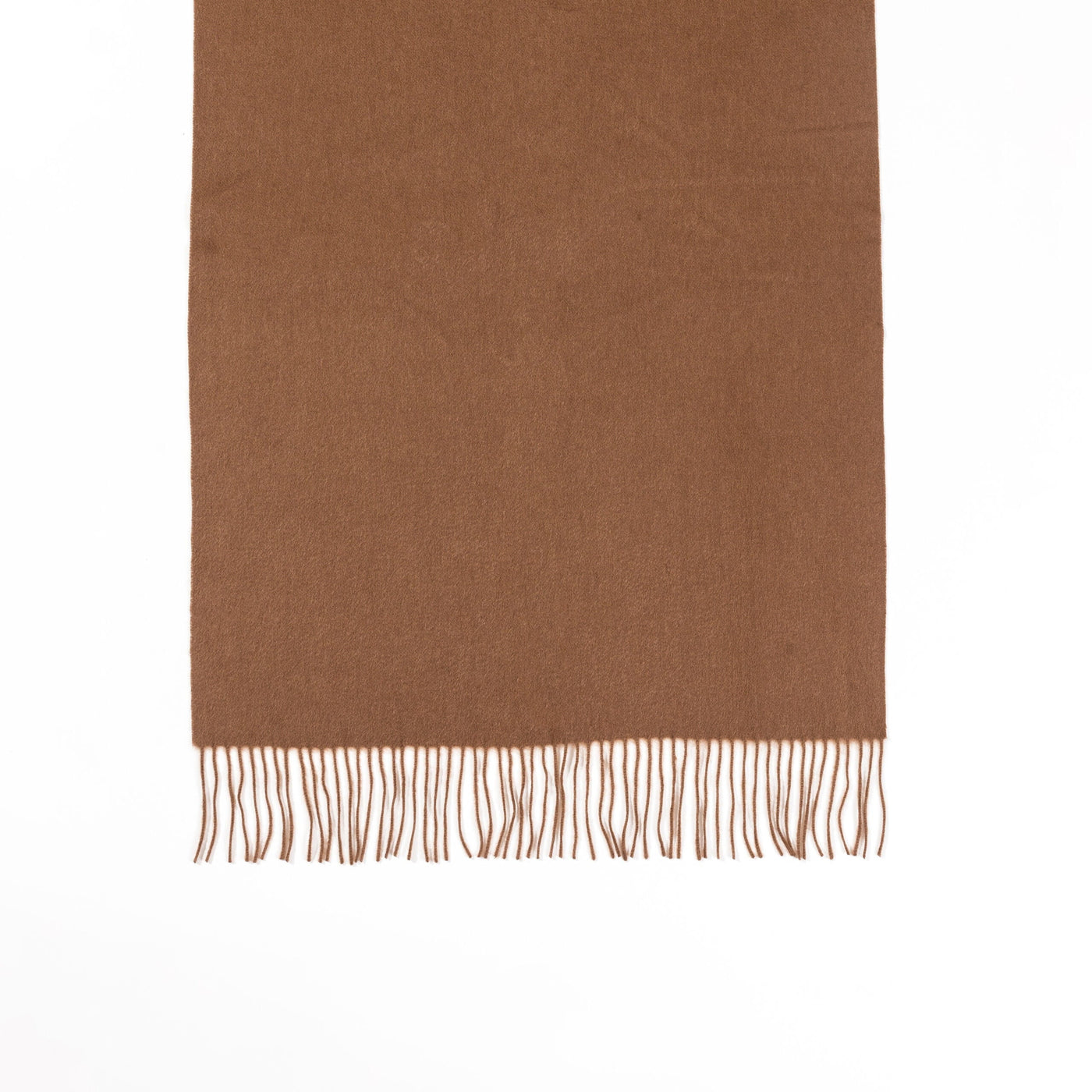 Plain Scarf Brown Oversized Wrap 100% Pure Lambswool