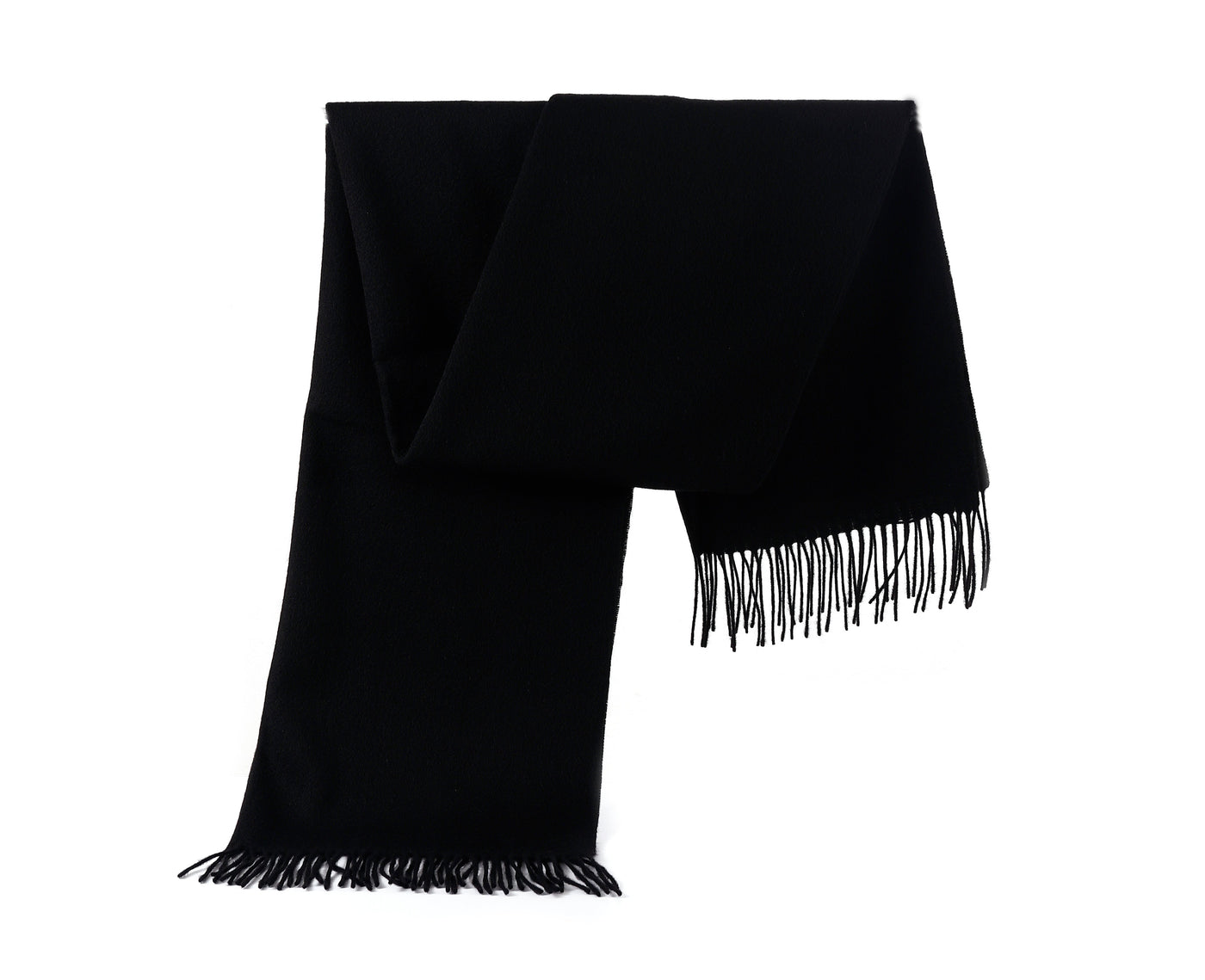 Plain Scarf Black Oversized Wrap 100% Pure Lambswool