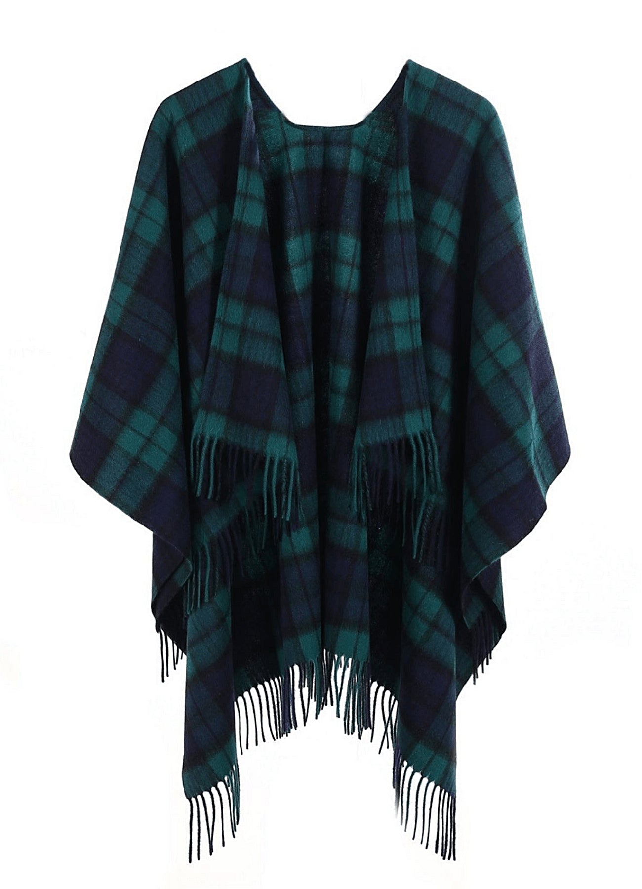 Black Watch Cape 100% Pure Cashmere