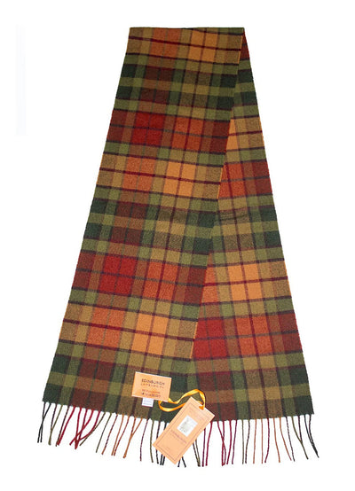 Buchanan Autumn - Made in Scotland Scarf 100% Pure Lambswool