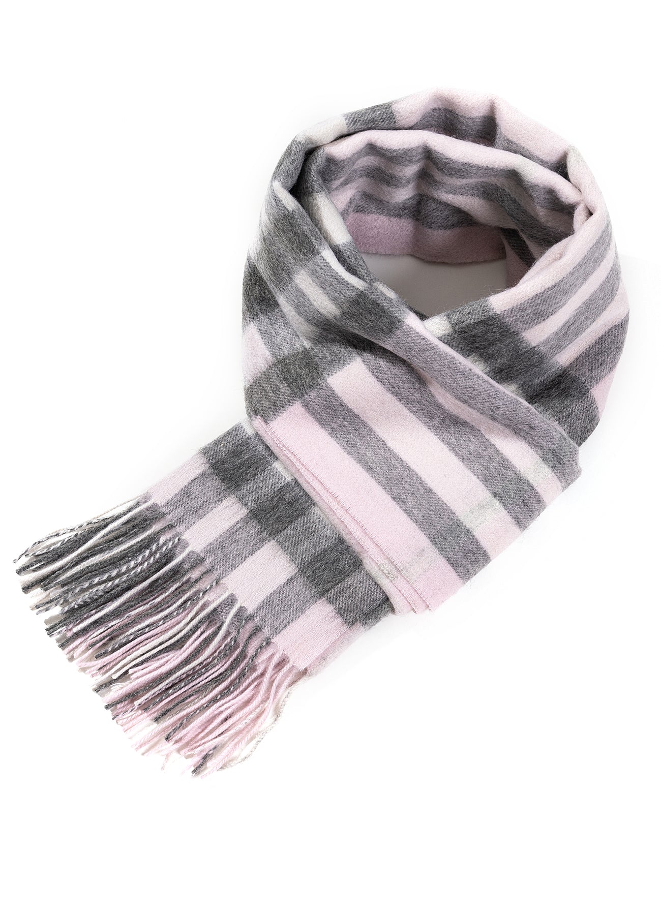 Scarf DC Check Oversized Wrap 100% Pure Lambswool