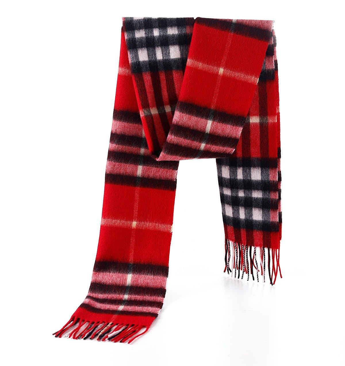 Scarf DC Classic Red  100% Pure Lambswool