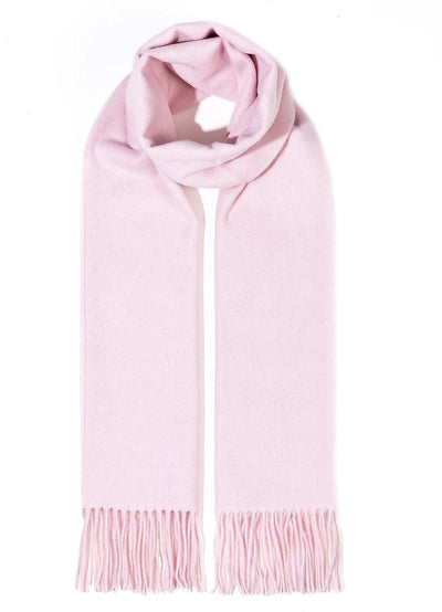 Scarf Plain Light Pink 100% Pure Lambswool