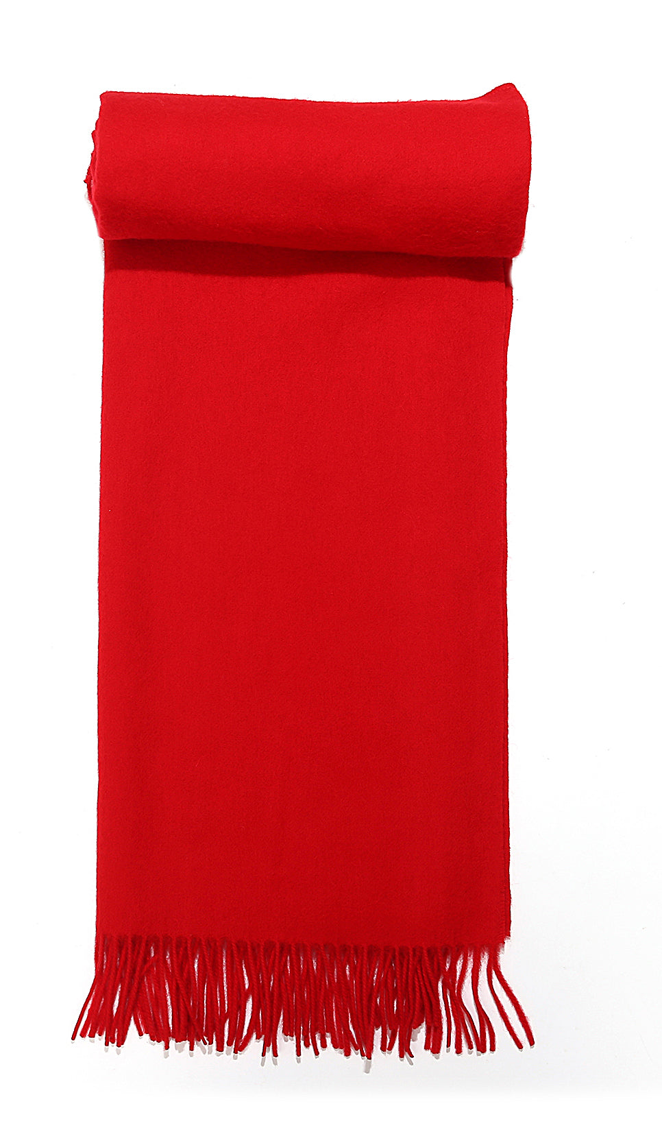 Plain Cape Red Poncho 100% Pure Lambswool